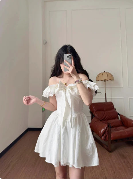 Aimishang Sweet A Line Off Shoulder Short Homecoming Dress Lovely Birthday Party Dress