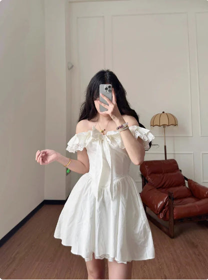 Aimishang Sweet A Line Off Shoulder Short Homecoming Dress Lovely Birthday Party Dress