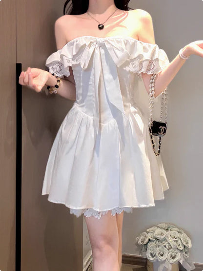 Aimishang Sweet A Line Off Shoulder Short Homecoming Dress Lovely Birthday Party Dress