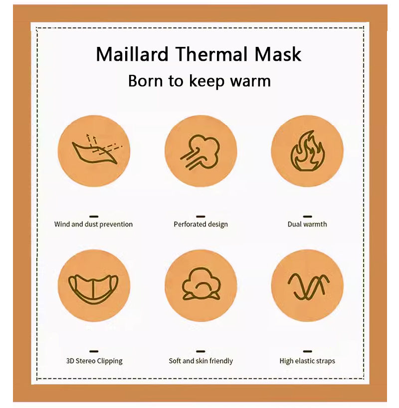 Wholesale Maillard Mask Autumn/Winter Warm Mask Riding Windproof and Cold Keeping Mask 1 piece