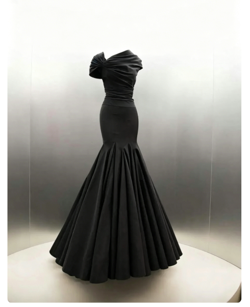 Aimishang Mermaid Black Long Formal Prom Dress Elegant Party Evening Gowns Chic Wedding Guest Dress