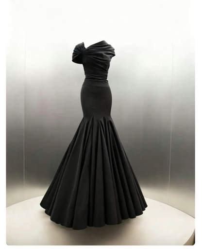 Aimishang Mermaid Black Long Formal Prom Dress Elegant Party Evening Gowns Chic Wedding Guest Dress