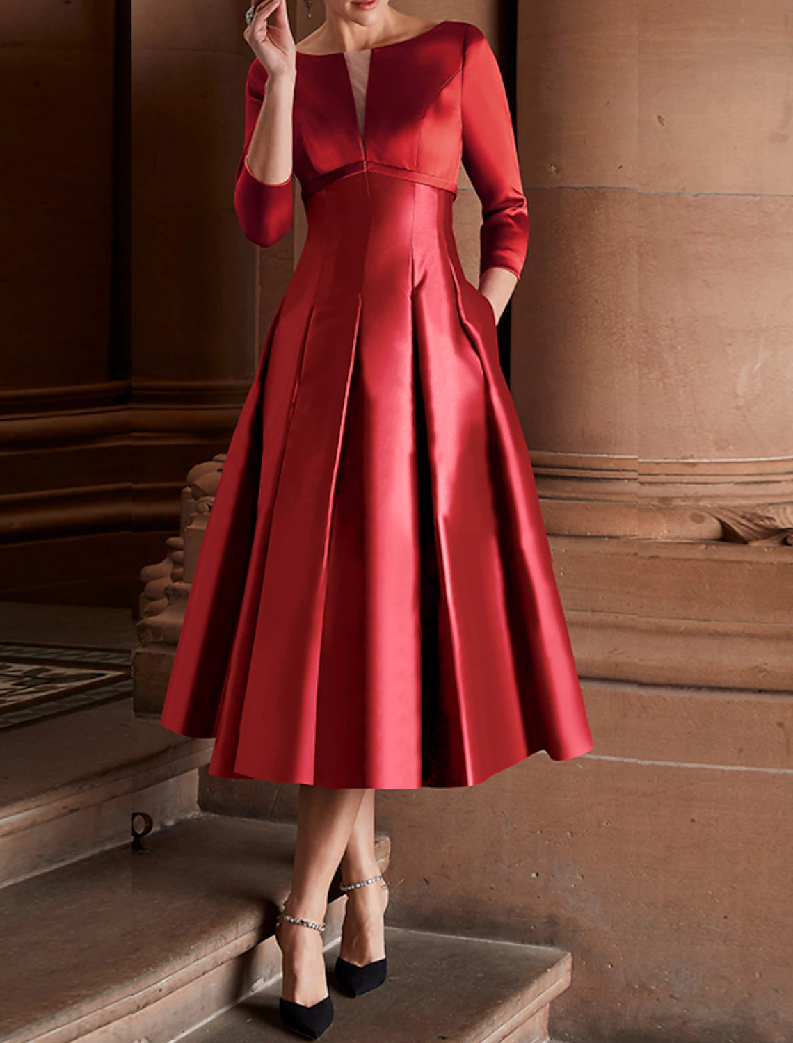 Aimishang A-Line Cocktail Dresses Minimalist Dress Party Dress Wedding