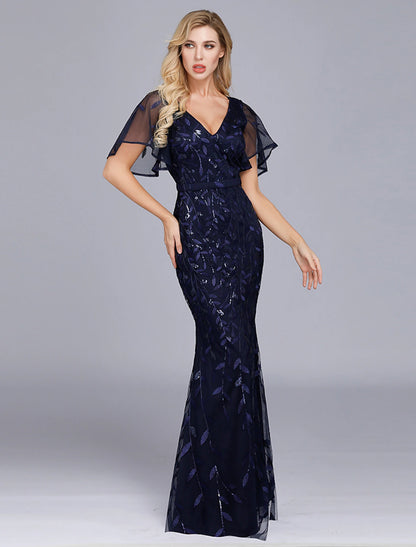 Wholesale Mermaid / Trumpet Evening Gown Empire Dress Party Wear Floor ...